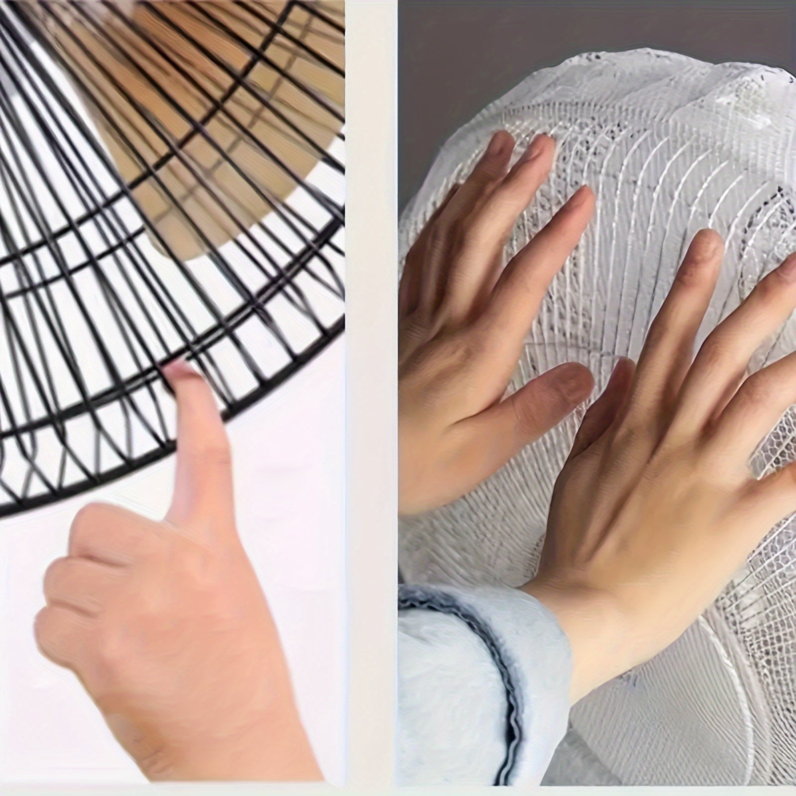 Fan filter protective net with finger protection reusable enhances air quality in homes and offices
