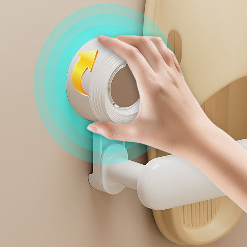 Joyni tejaydigan, elektr energiyasiz o'rnatiladigan, so'kmasiz hammom zaruriy buyumlari uchun poyabzal tokchasi - Slipperlar, sochiqlar va aksessuarlarni tartibga soling - Oson o'rnatish