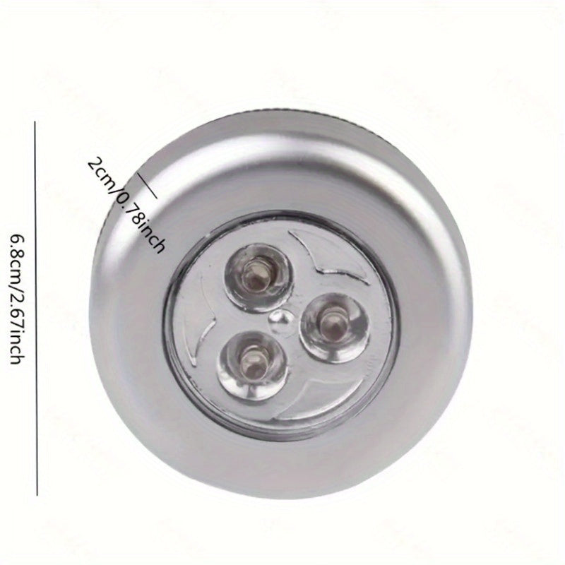 LED Cabinet Light with 3 LEDs for Cabinets and Hallways No Batteries Included