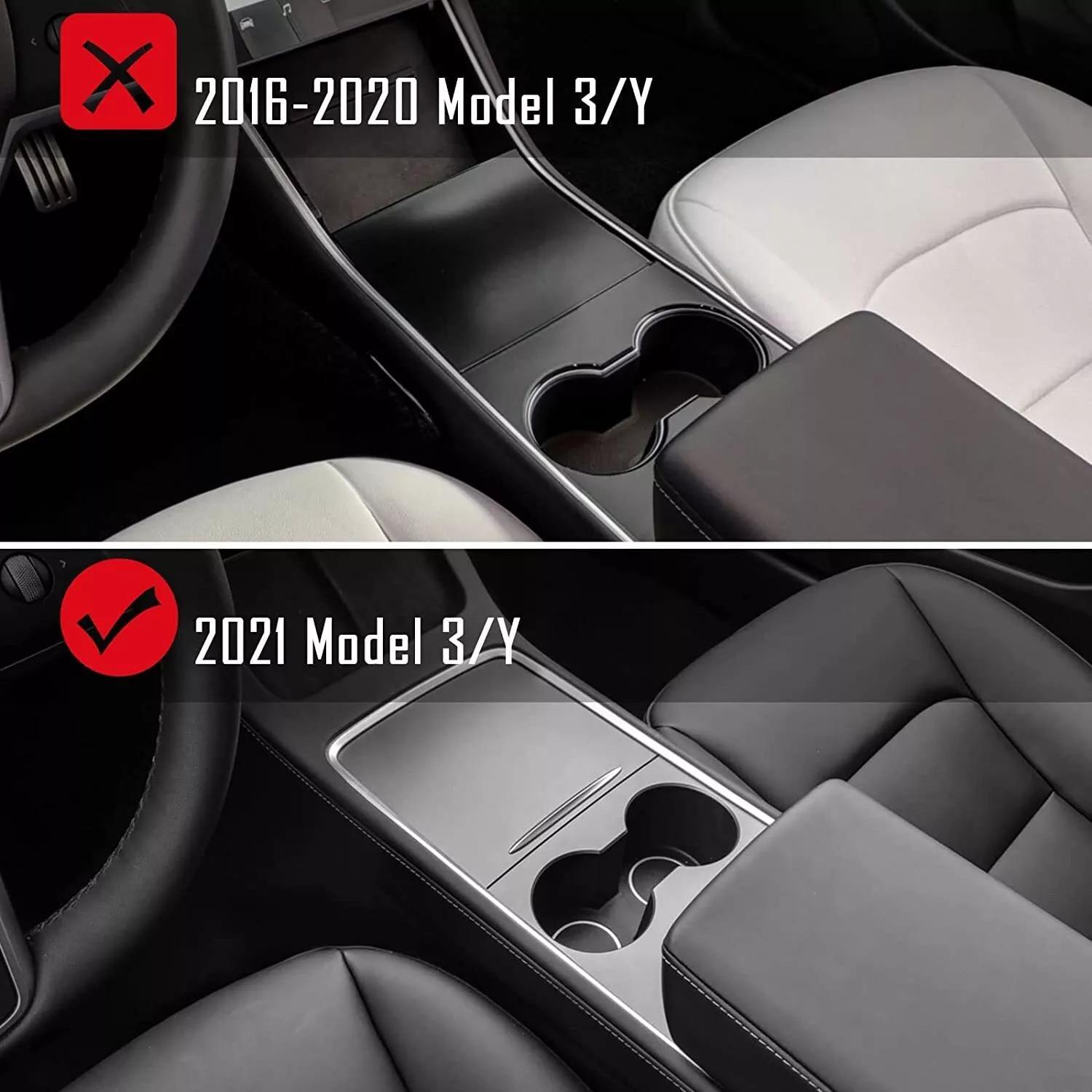 Car Interior Center Console Organizer Tray Storage Box for Tesla Model 3 and Y