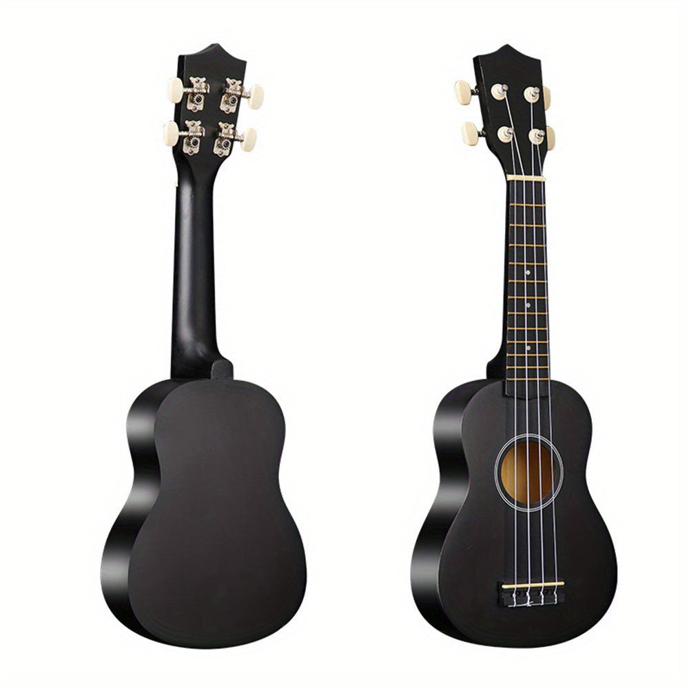 Hawaiian Ukulele Starter Kit 21 Inch with Soft Nylon Strings and Accessories for Adults