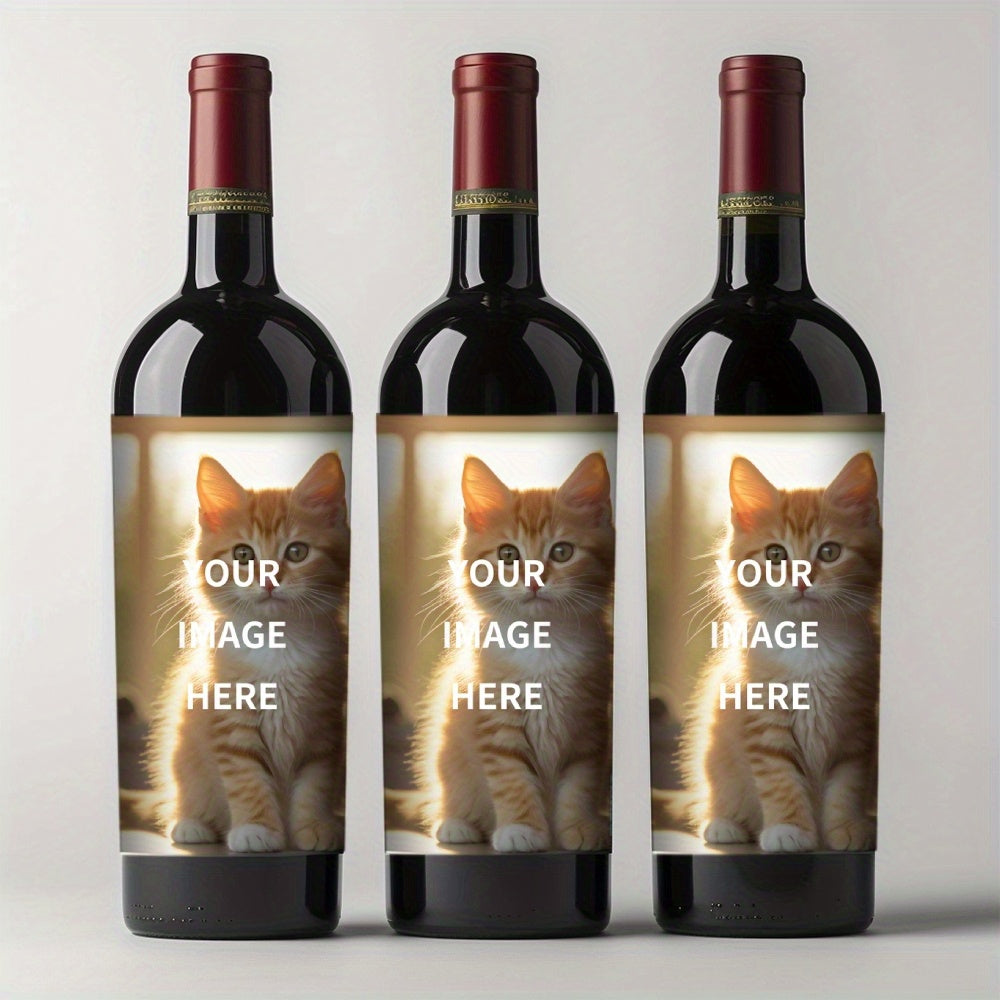 Personalized Waterproof Sun-Resistant Wine Labels for Gifts