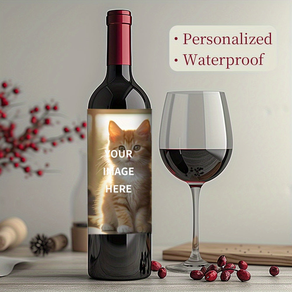 Personalized Waterproof Sun-Resistant Wine Labels for Gifts