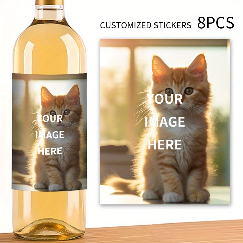 Personalized Waterproof Sun-Resistant Wine Labels for Gifts