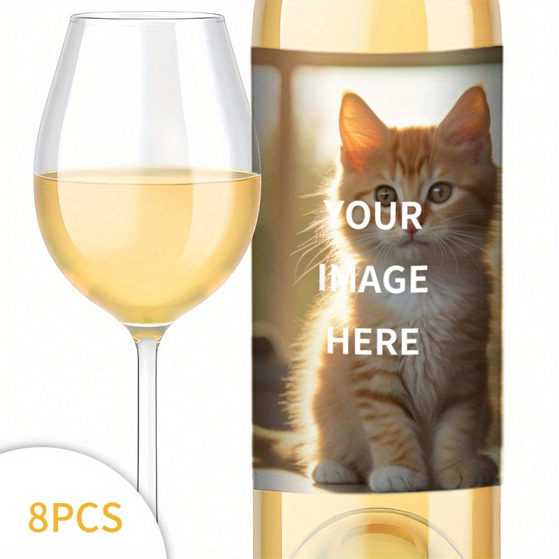 Personalized Waterproof Sun-Resistant Wine Labels for Gifts