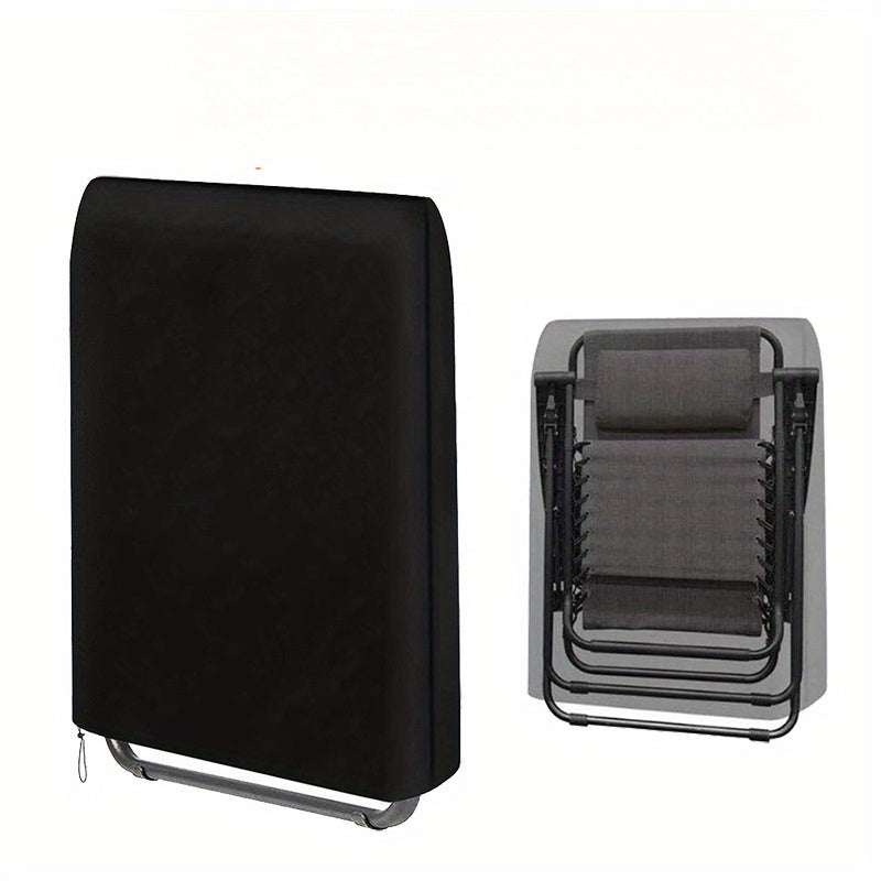 Durable 210D Oxford Fabric Chair Cover with Drawstring for Patio Garden All-Season