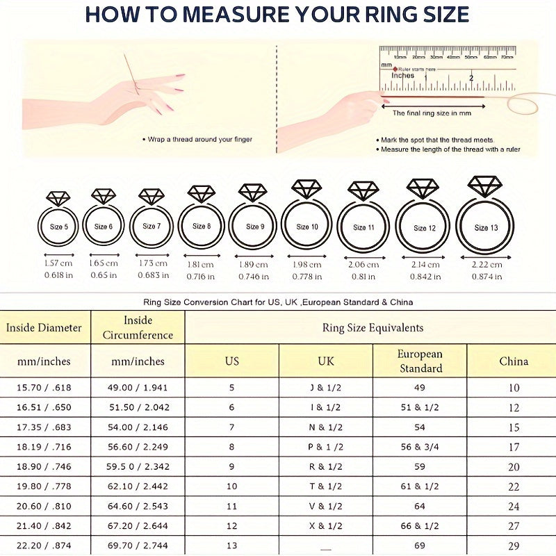 Personalized Sterling Silver Ring with Moissanite 10CT and Custom Engraving for Her