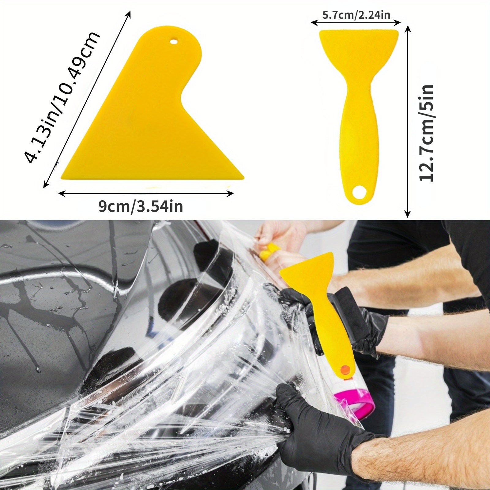 11pcs Car Window Tint Application Kit Vinyl Squeegee Film Scrapers Wrap Tool