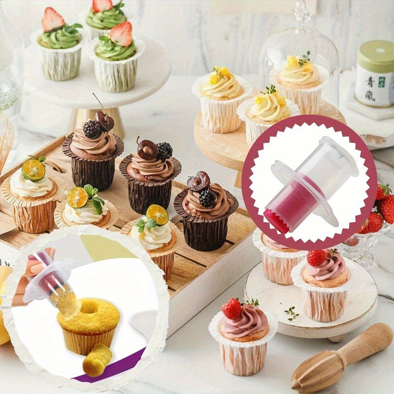 Kek to'ldirish va bezash uchun cupcake bezash asbobi, PP material