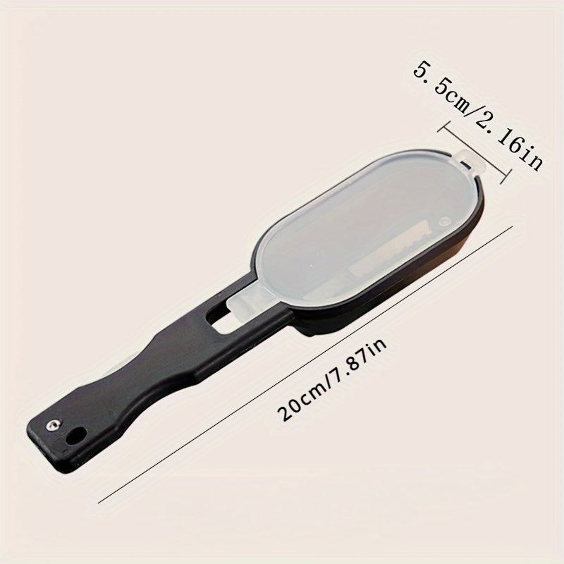 Скребок для рыбы из полипропилена с защитным чехлом - кухонный инструмент для домашнего использования - прочный и легкий в очистке