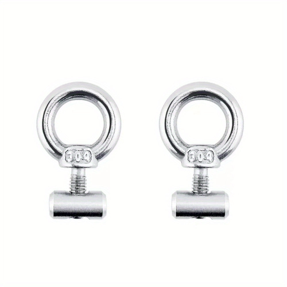 2 dona zanglamaydigan po'latdan yasalgan shiyponlar uchun karavonlar va RV shiyponlari uchun to'siq stoplari