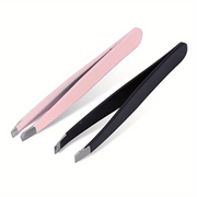 Stainless Steel Eyebrow Tweezers for Hair Removal and Shaping