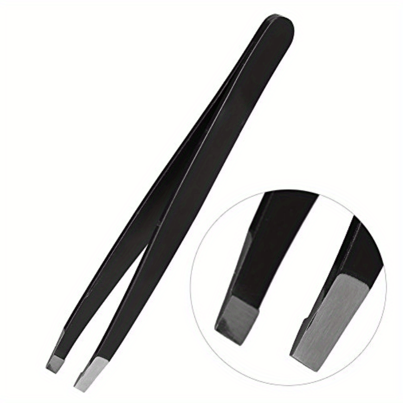 Stainless Steel Eyebrow Tweezers for Hair Removal and Shaping