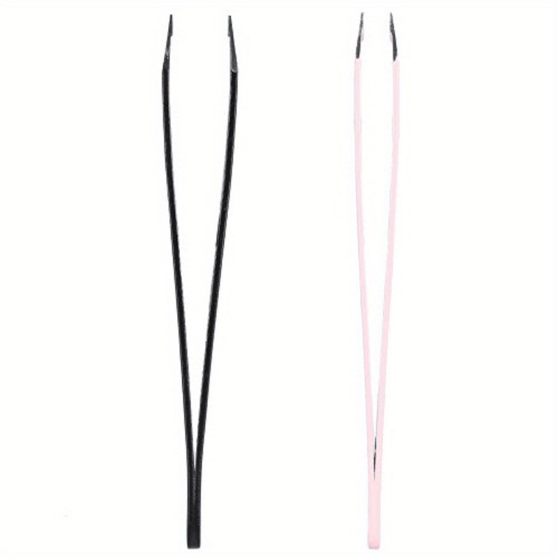 Stainless Steel Eyebrow Tweezers for Hair Removal and Shaping