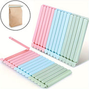 Juego de 15 clips de plástico para sellar bolsas de comida para snacks y almacenamiento en la cocina