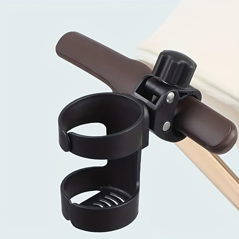 Universal 360° Rotatable Cup Holder for Strollers Black