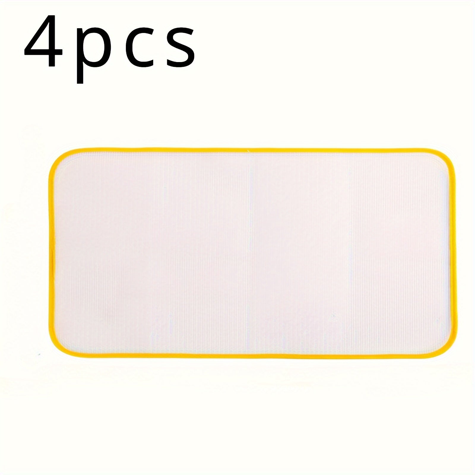 Set of Four Heat-Resistant Ironing Mesh Pressing Pads for Home Use