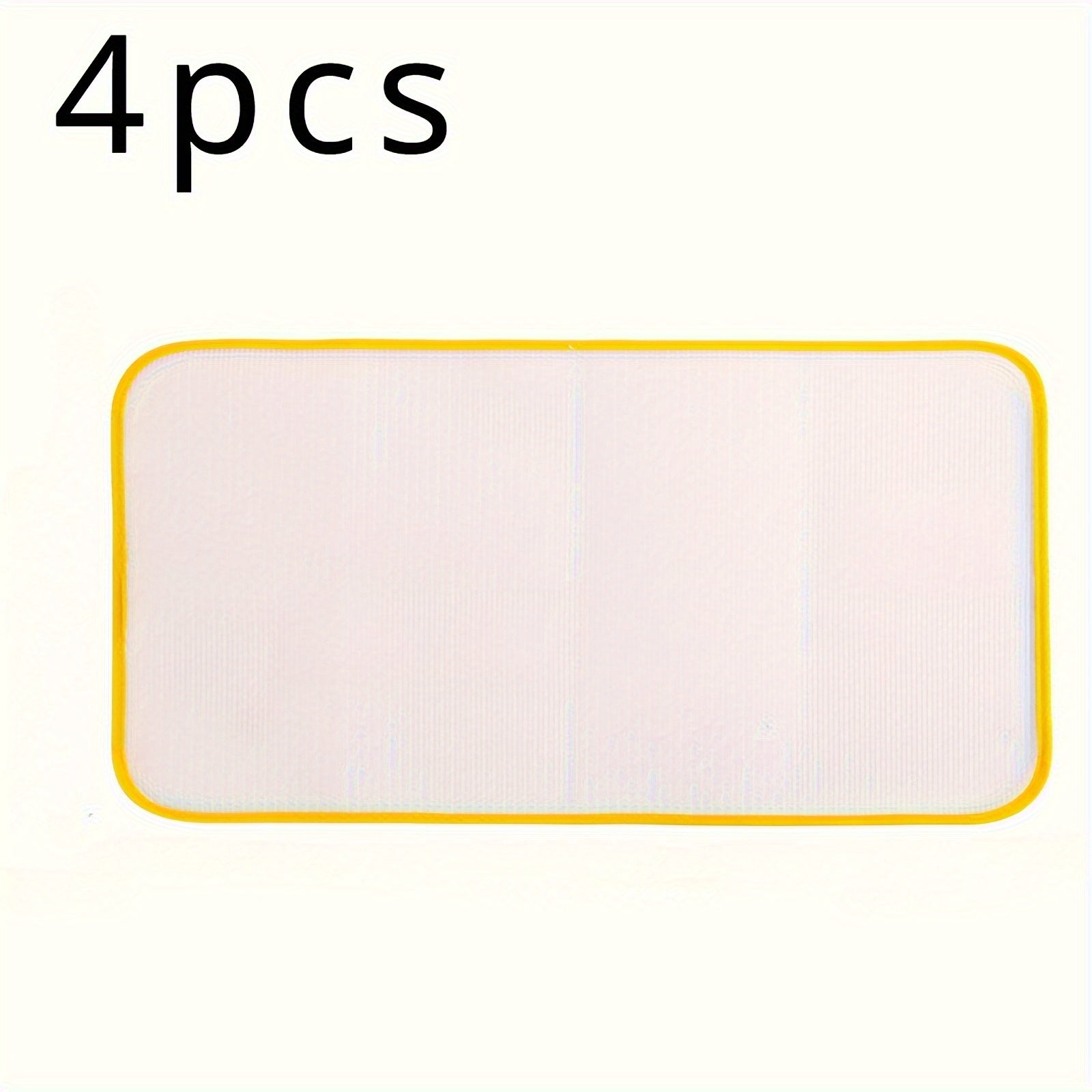 Set of 4 Heat-Resistant Ironing Mat Pads for Delicate Fabrics, Travel and Home