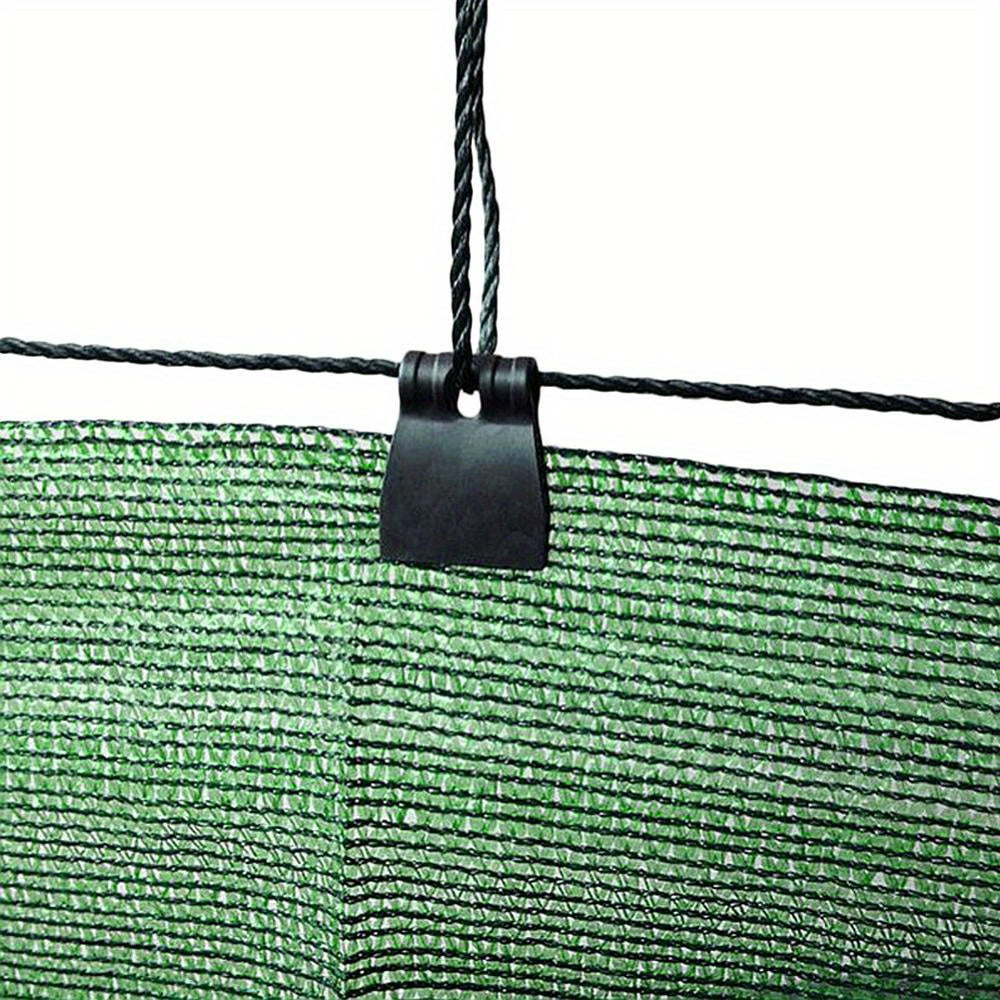 Black Plastic Garden Clips for Shade Nets Fencing and Netting Installation 10/20/30/50pcs