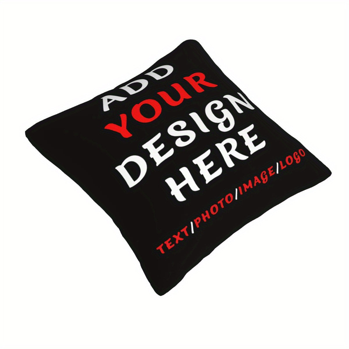 Shaxsiylashtirilgan rasmlar va matn bilan maxsus yostiq qoplamasi, tug'ilgan kun va yubiley sovg'alari uchun ideal.