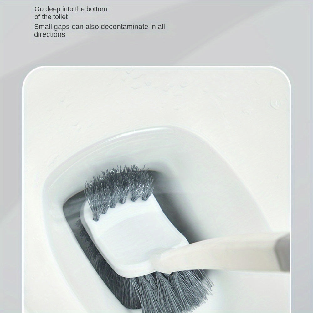 Havza tozalash uchun ikki tomonlama devorga o'rnatiladigan hojatxona cho'tkasi