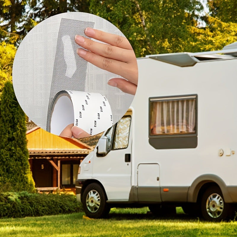 Repair Tape for Mosquito Screens 1 Roll Plastic Mesh Patch for Windows and Doors