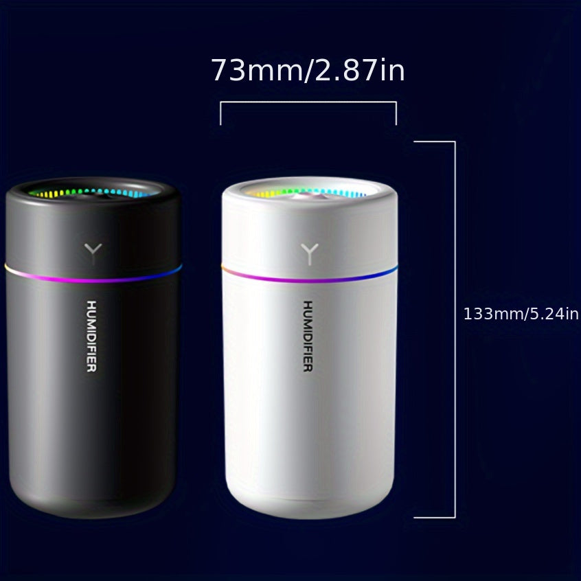 Многоцветный LED-увлажнитель воздуха для ароматерапии для спальни, офиса, автомобиля