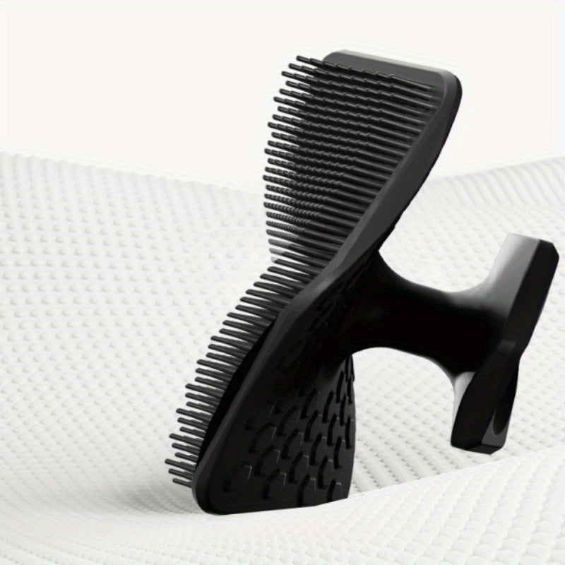 Cepillo de limpieza facial de silicona para mujer, exfoliación profunda de poros, masaje manual