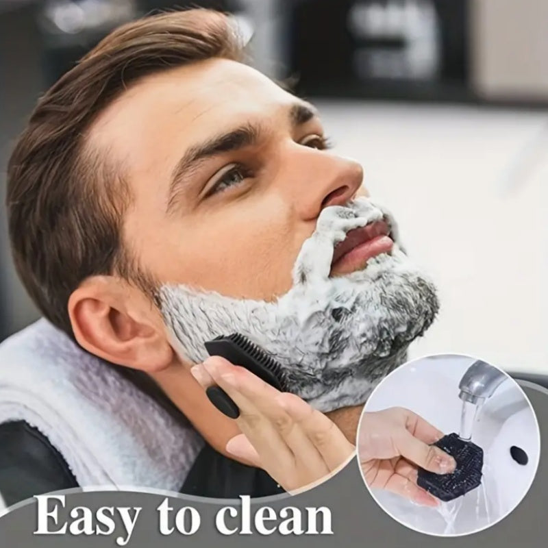 Cepillo de limpieza facial de silicona para mujer, exfoliación profunda de poros, masaje manual