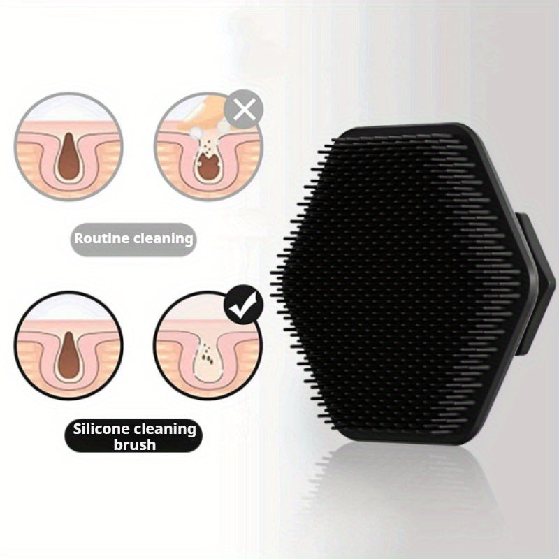 Women's Silicone Facial Cleansing Brush Deep Pore Exfoliation Manual Massage