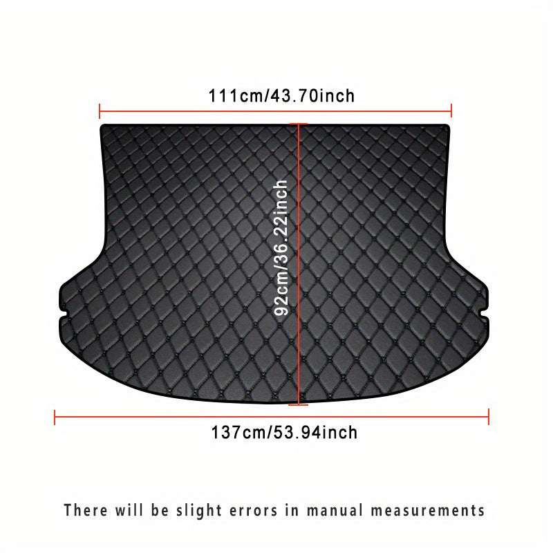 Car Trunk Mats Universal Rear Cargo Liner Foot Pads for SUV and Sedan