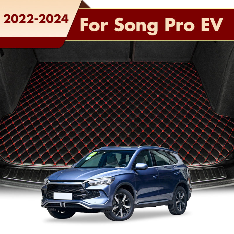 Cargo Liner for SUV Rear Trunk Mat Non-Slip Five-Layer PU Leather