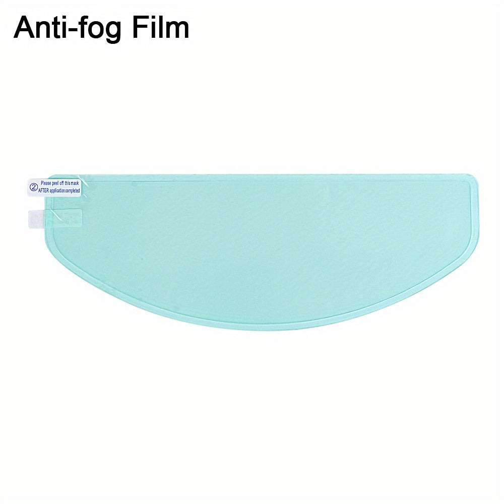 Прозрачная антизапотевающая пленка для мотоциклетных шлемов, водонепроницаемая, без тумана, безопасная езда