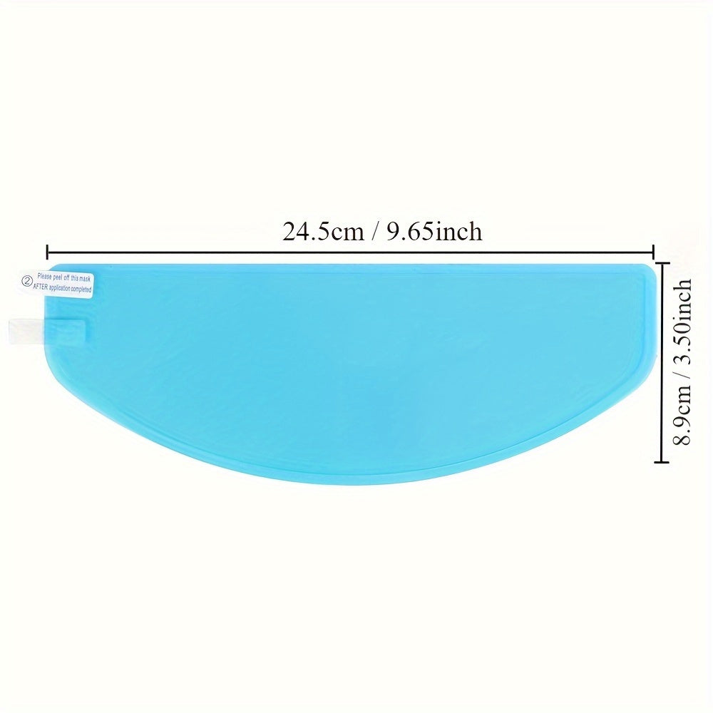 Прозрачная антизапотевающая пленка для мотоциклетных шлемов, водонепроницаемая, без тумана, безопасная езда