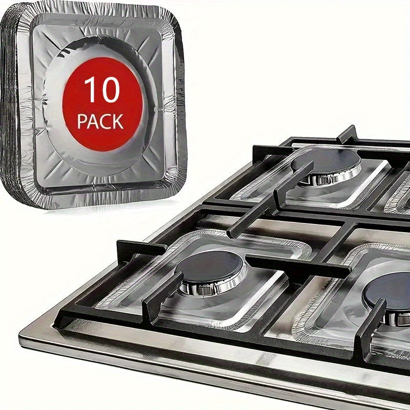 Aluminum Foil Trays Circular Square Oil-Proof Gas Stove Kitchen Cleaning Pads