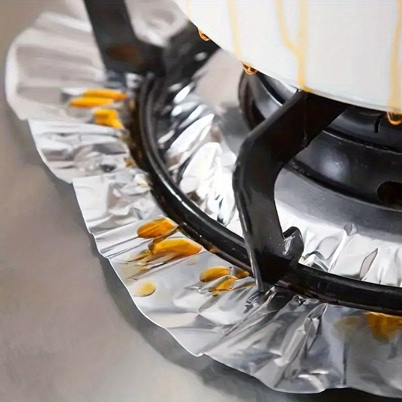 Aluminum Foil Trays Circular Square Oil-Proof Gas Stove Kitchen Cleaning Pads