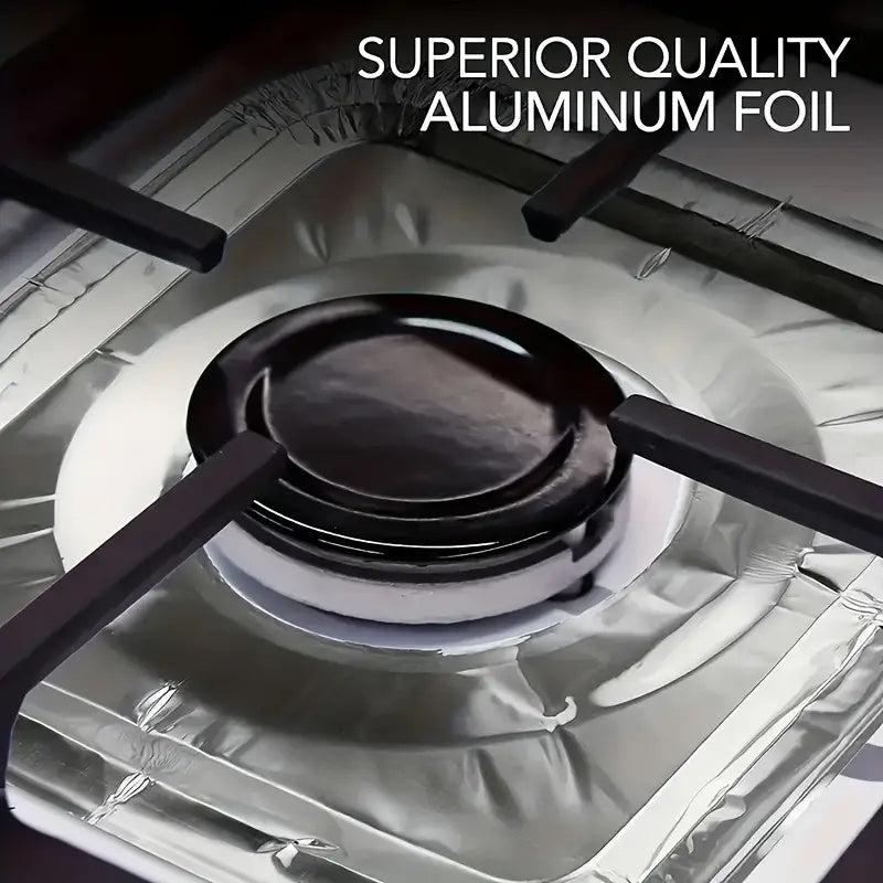 Aluminum Foil Trays Circular Square Oil-Proof Gas Stove Kitchen Cleaning Pads