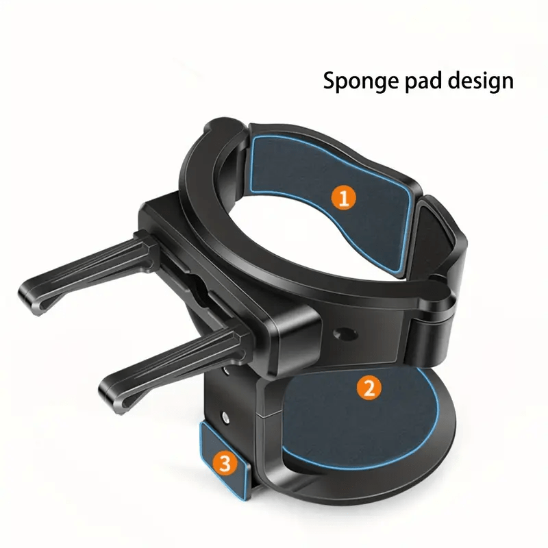 Universal avtomobil stakan tutqichlari uchun moslashuvchan plastmassa vent montaji, shisha va stakanlar uchun