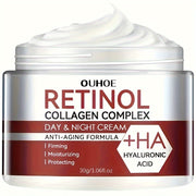 Unisex Retinol Moisturizing Face Cream with Collagen Hyaluronic Acid Vitamin C E 30g