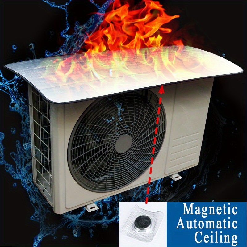 Outdoor Air Conditioner Cover Weatherproof Sun-Resistant Magnetic Closure