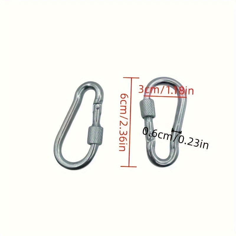 4pcs Outdoor Hanging Strap Set with Hooks Black Webbing for Camping Swings Sandbags Hammocks