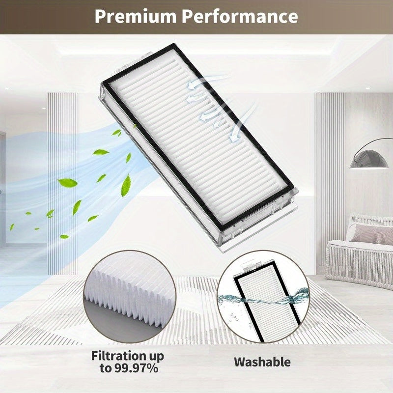 Vakuum tozalash uchun ehtiyot qismlar to'plami, cho'tkalar, filtrlash, mop mato va asbob bilan