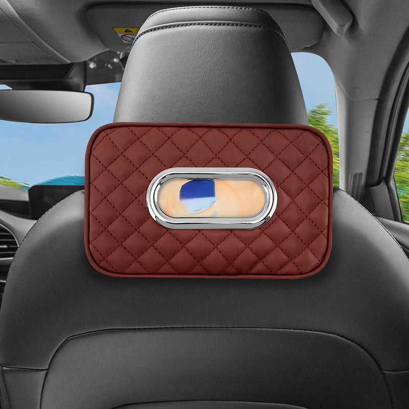 Avtomobil quyosh nuri visorining qog'oz qutisi tutqichli osma salfetka saqlash tashkilotchisi