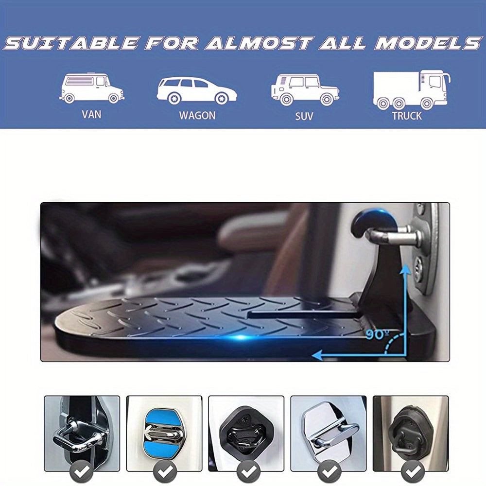 Foldable Car Roof Rack Step with Glass Breaker and Safety Hammer, 1-10 Pieces