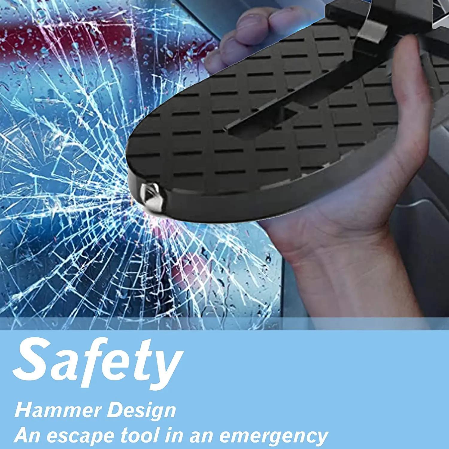 Foldable Car Roof Rack Step with Glass Breaker and Safety Hammer, 1-10 Pieces