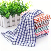 Set of 5 Cotton Kitchen Towels Reusable Dish Cloths Absorbent Hand Wash Only
