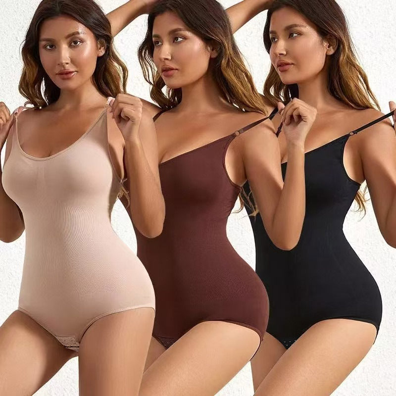 1 dona Ayollar uchun Yuqori Elastiklik Shapewear Bodysuit, Orqa qismi ochiq, Qorin nazorati, Elastik son ko'tarish, To'liq ko'krak siqilishi, Poliamid va Spandex mato, Moslashuvchan kamarlar, Katta o'lcham, Yengsiz