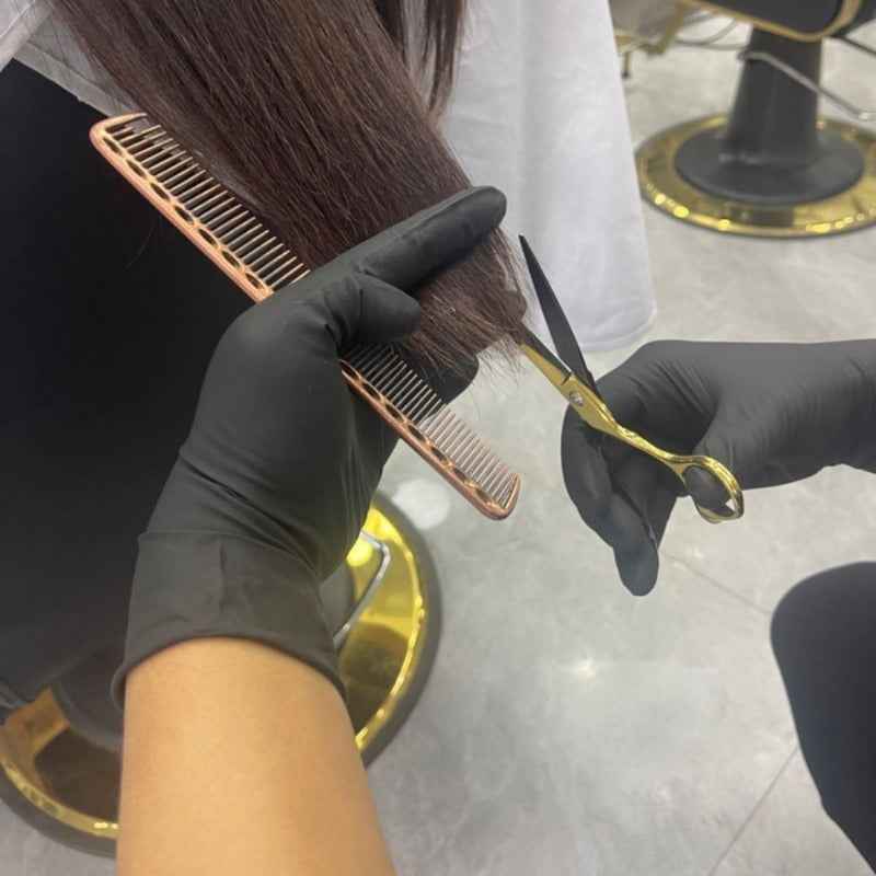 Qora bir martalik Nitril qo‘lqoplar, 100, 150, 200 dona tozalash, tatuirovka qilish, tirnoq san'ati uchun