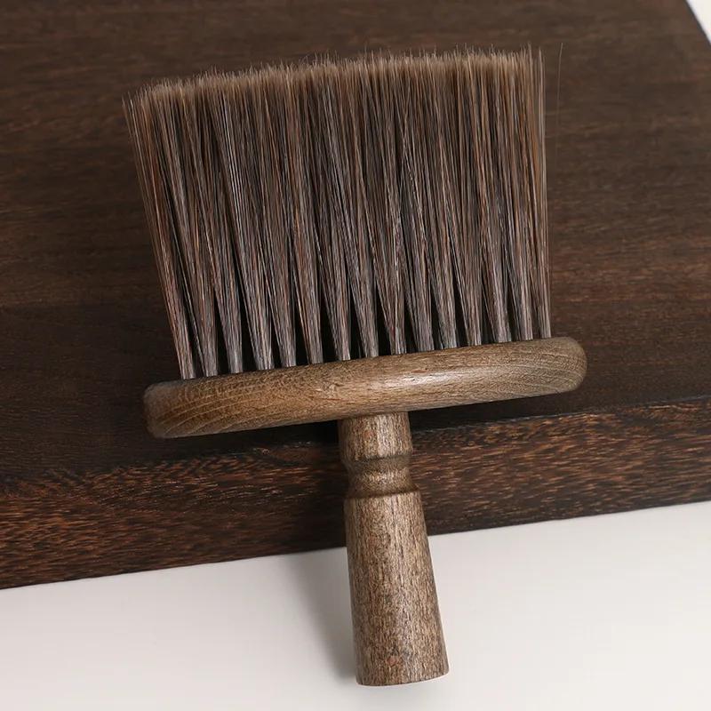 Coffee Bar Accessories Cleaning Brush Grinder Wooden Kitchen Tools