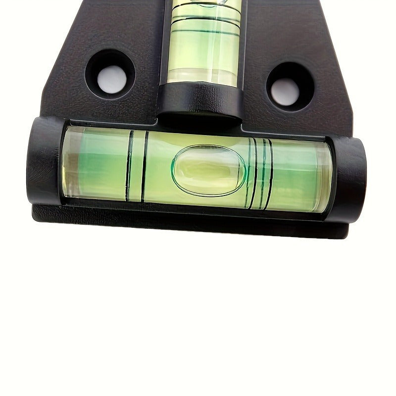 Mini T-Shaped Bubble Level Tool for RV Camping Interior Exterior Decoration